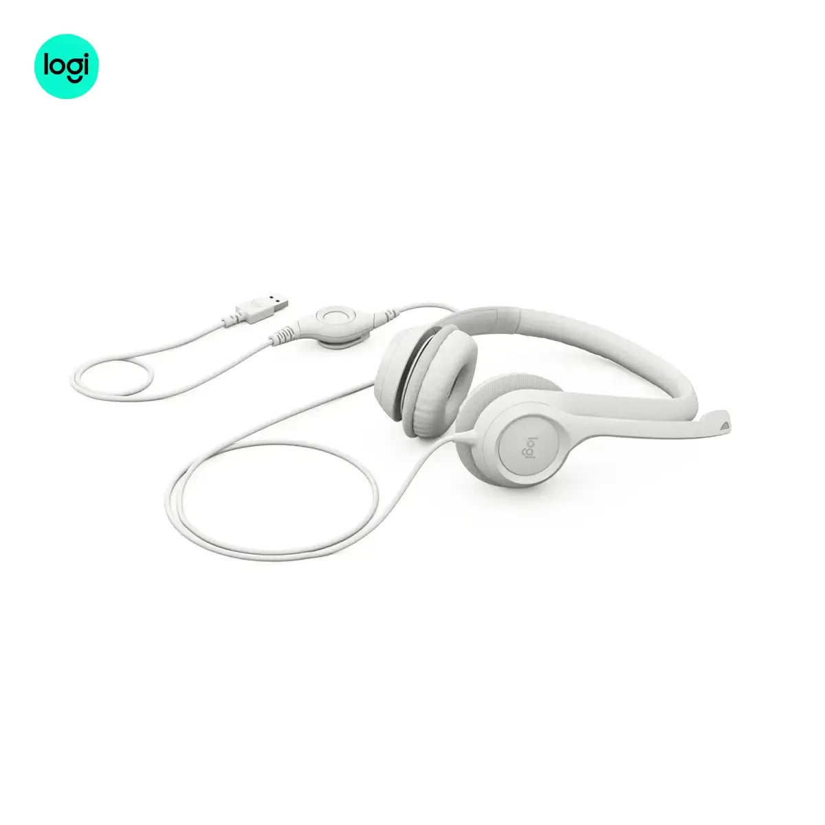 Logitech H390 USB Computer Headset with Noise-Cancelling Mic