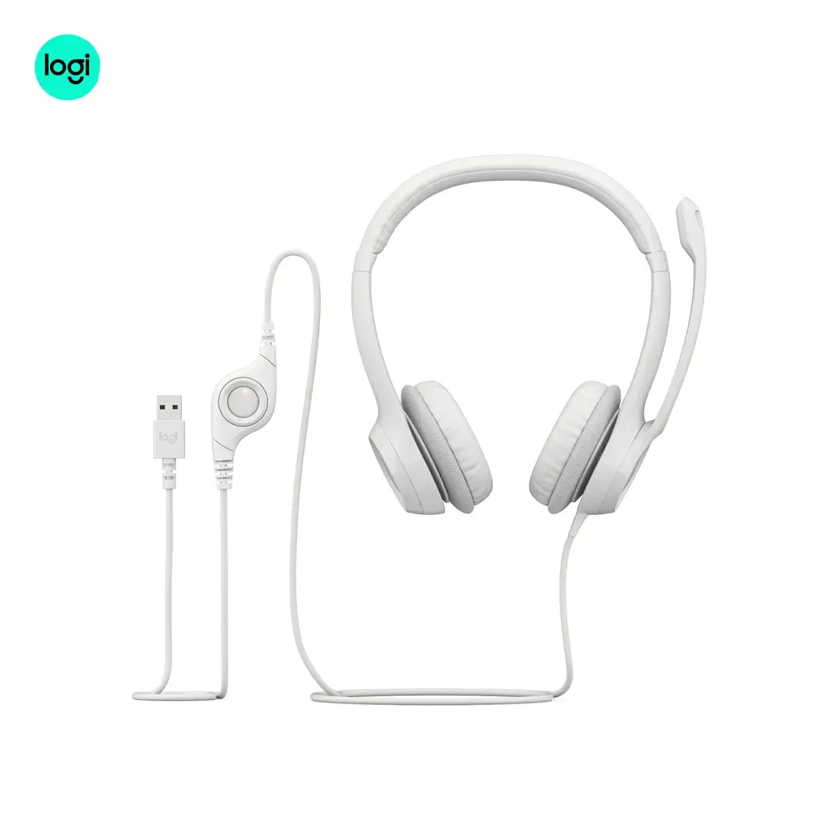 Logitech H390 USB Computer Headset with Noise-Cancelling Mic