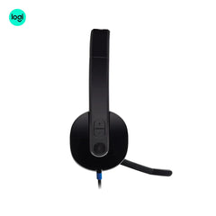 Logitech H540 USB Computer Headset with Noise-Cancelling Mic